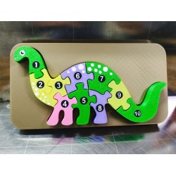 Montessori Dinozor Puzzle