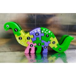 Montessori Dinozor Puzzle