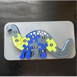 Montessori Dinozor Puzzle
