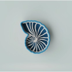 Ocean Spiral Deniz Kabuğu Katı Sabunluk