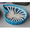 Ocean Spiral Deniz Kabuğu Katı Sabunluk