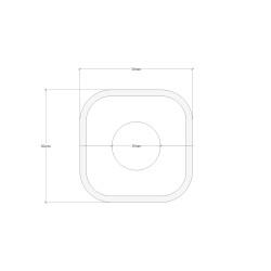 Kalorifer Radyatörü Borusu Gizleyici Tekli