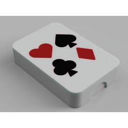 İskambil Kağıdı Kutusu Beyaz