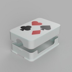 İskambil Kağıdı Kutusu Beyaz