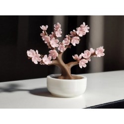 Sakura Bonsai Gerçekci Çicek Plastik