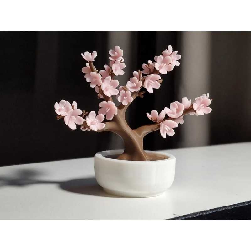 Sakura Bonsai Gerçekci Çicek Plastik