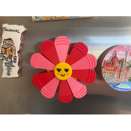 Buzdolabı Magnet Mandalı Çiçek Tasarımlı