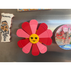 Buzdolabı Magnet Mandalı Çiçek Tasarımlı