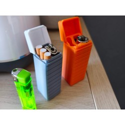 Portatif Çakmak ve Sigara Kutusu