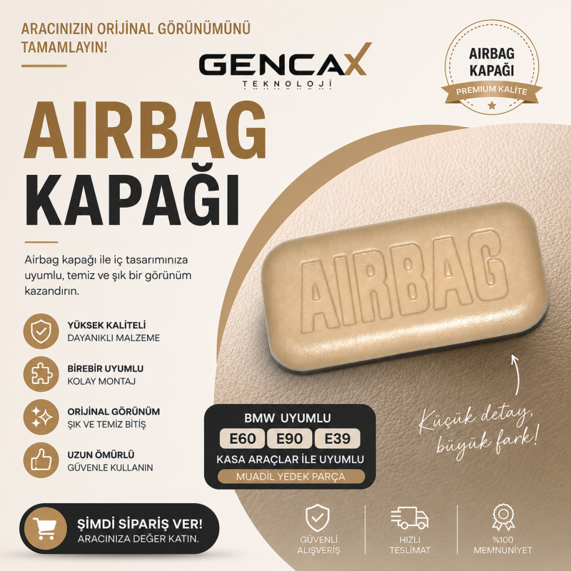 BMW E60 E90 E39 Airbag Kapağı