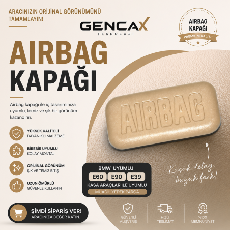 BMW E60 E90 E39 Airbag Kapağı