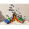 Yanardağ Volkan Katmanlar Maketi | Eğitici 3D Eğitim Modeli