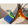 Yanardağ Volkan Katmanlar Maketi | Eğitici 3D Eğitim Modeli