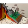 Yanardağ Volkan Katmanlar Maketi | Eğitici 3D Eğitim Modeli