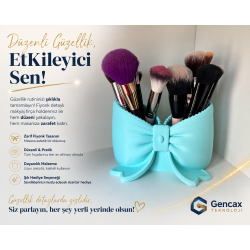 Fiyonk Tasarımlı Makyaj Fırçası Organizer