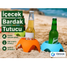 Plaj İçecek Tutucu | Kumda Devrilmeyen Şişe ve Bardak Standı | Gencax