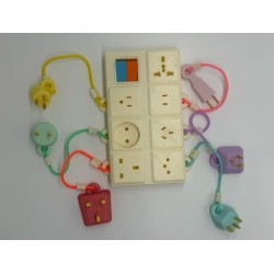Montessori Duyusal Aktivite Oyuncağı Tak Çıkar Puzzle