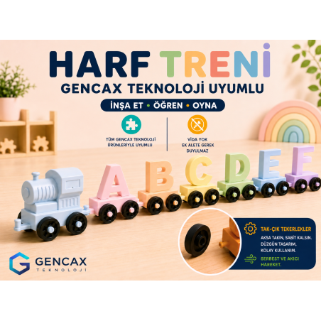 Eğitici Harf Tren Seti